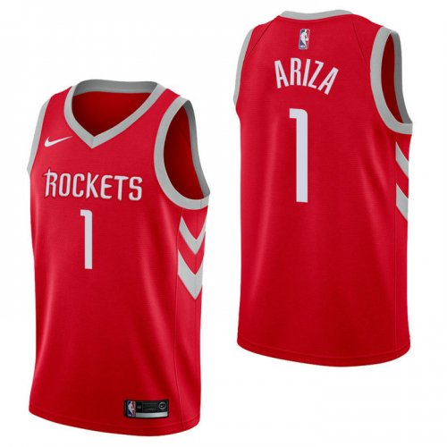 NBA Houston Rockets Trevor Ariza 1 2017-18 Icon Rouge Maillot